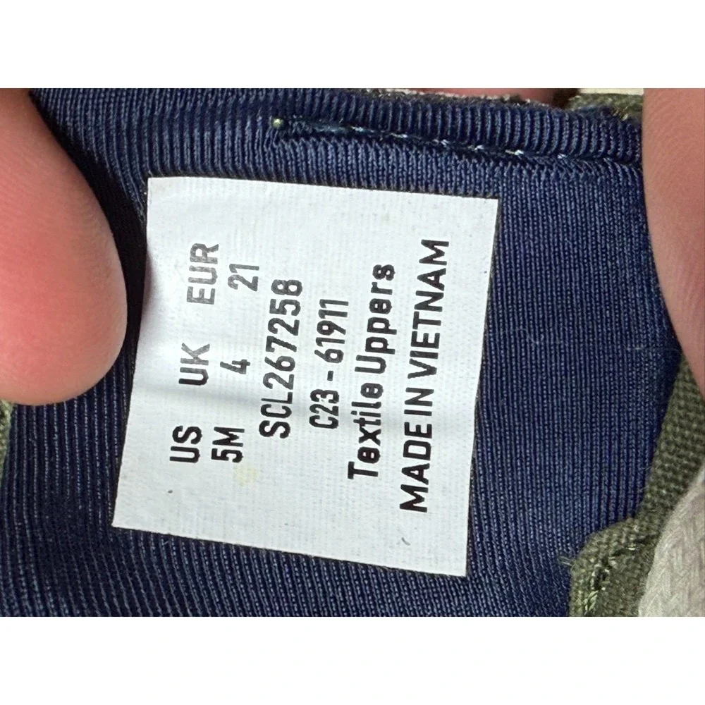 New Sperry Baby Toddler Boat Shoes Green Size 5 Toddler